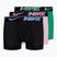 Чоловічі боксерські труси Nike Dri-Fit Essential Micro Trunk 3 пари стадіон зелений/рожевий підйом/чорний 3d