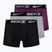 Чоловічі труси-боксери Nike Dri-Fit Essential Micro Trunk 3 пари фіолетовий/сірий/чорний