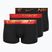 Труси чоловічі Nike Dri-Fit Essential Micro Trunk 3 пари blk/uni red/blk/uni red metallic gradient wb