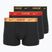 Труси чоловічі Nike Everyday Cotton Stretch Trunk 3 пари blk/university red/wheat gold/black high shine wb