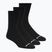 Шкарпетки SKECHERS Non Tery Crew Arch Support 3 pack black