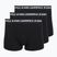 Труси чоловічі KARL LAGERFELD Logo Trunk 3 пари black