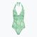 Купальник суцільний жіночий Tommy Hilfiger Halter One Piece Rp Print floral tropic aop fort green