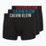 Труси Calvin Klein 000NB3609A Boxer Brief 3 пари black w/oatmeal logo/black w/age