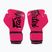 Рукавички на босу ногу з мікрофібри Fairtex рожеві/чорні