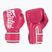 Рукавички боскерські з мікрофібри Fairtex рожеві/білі