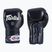 Стильні кутові спаринг-боксерські рукавички Fairtex - закритий великий палець сині