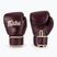 Боксерські рукавички з натуральної шкіри Fairtex бордові