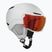 Шолом лижний дитячий Atomic Revent Visor Jr white heather/red flash
