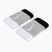 Напульсники Nike Swoosh Doublewide Wristbands 2 шт. сіро-чорні N0001586-016