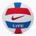 М'яч волейбольний Nike All Court Lite Volleyball white/university red/game royal/university red розмір 5