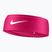 Пов'язка на голову Nike Dri-Fit Fury Classic Headband vivid pink/white/white