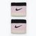Пов'язка на голову Nike Swoosh Wristbands pink foam/coconut milk/black