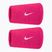 Напульсники Nike Swoosh Classic Doublewide Wristbands 2 шт vivid pink/white