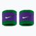 Напульсники Nike Swoosh Classic Wristbands 2 шт. clover/fierce purple/white
