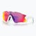 Сонцезахисні окуляри Oakley Jawbreaker поліровані білі/призмові дорожні