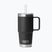Термокружка YETI Rambler Straw 739 ml black