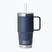 Термокружка YETI Rambler Straw 739 ml navy