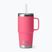 Термокружка YETI Rambler Straw 739 ml tropical pink