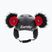 Вуха на шолом Eisbar Teddy Ears black/red