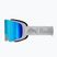 Окуляри гірськолижні Red Bull SPECT Rush white/ice blue snow/smoke with blue mirror