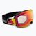 Окуляри гірськолижні Red Bull Spect Bent Photo matt black/brown with red chrom x