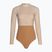 Купальник суцільний жіночий Rip Curl Premium Surf LS Surf light brown