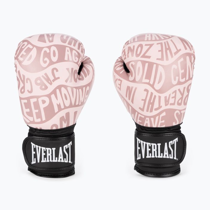 Рукавиці боксерські жіночі Everlast Spark рожево-золоті EV2150 PNK/GLD