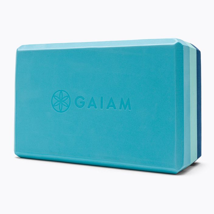 Блок для йоги  Gaiam синій 62912 3