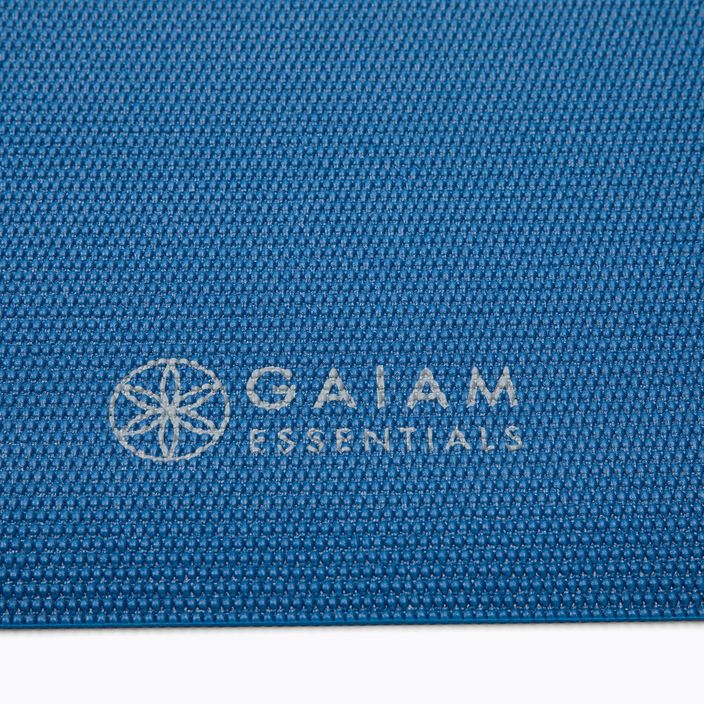 Килимок для йоги  Gaiam Navy 6 мм синій 63314 3