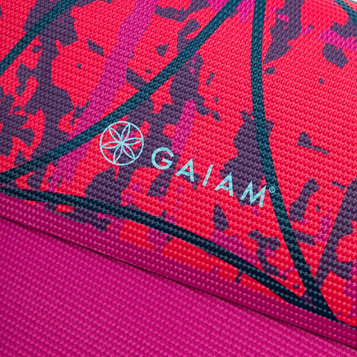 Килимок для йоги  Gaiam Radience 4 мм рожевий 63491 4