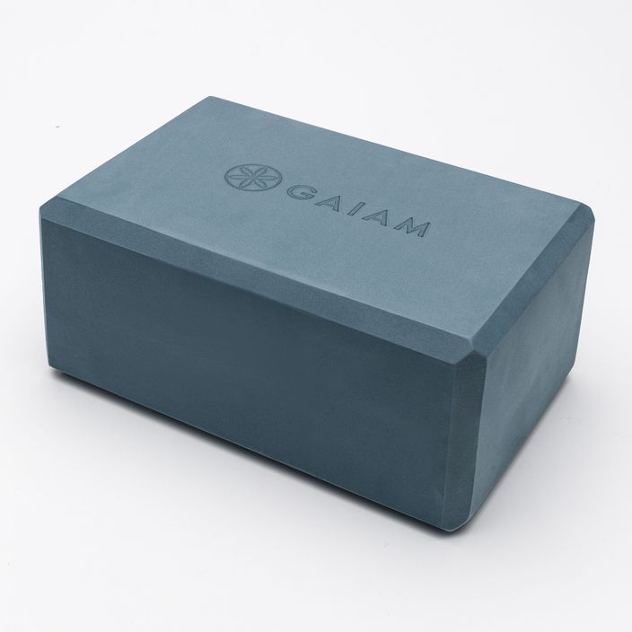 Блок для йоги  Gaiam синій 63680 5