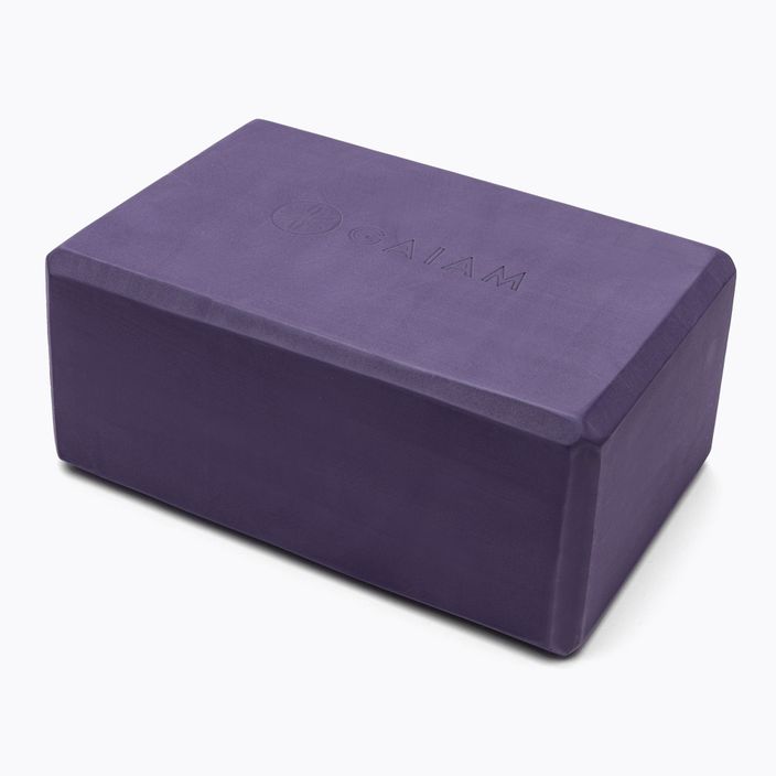 Блок для йоги  Gaiam фіолетовий 63682 5