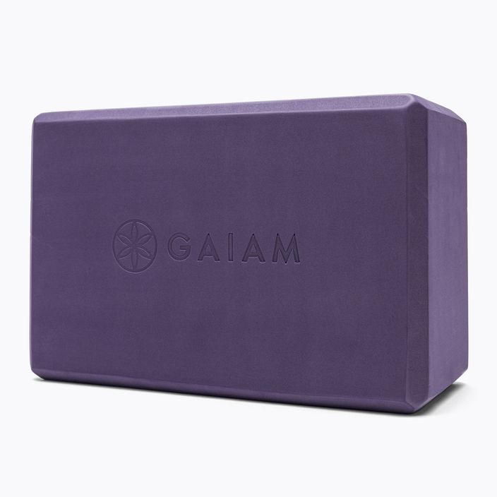 Блок для йоги  Gaiam фіолетовий 63682 6