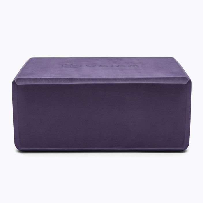 Блок для йоги  Gaiam фіолетовий 63682 7