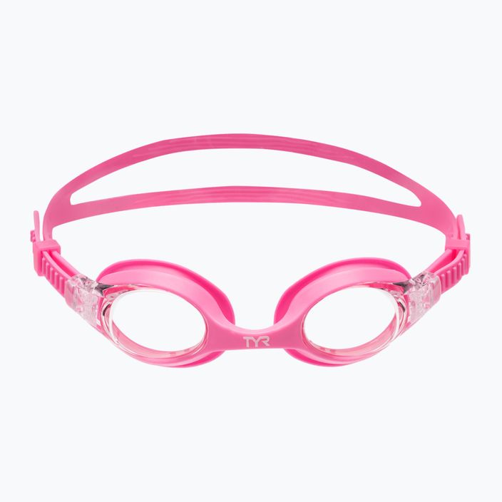 Окуляри для плавання дитячі TYR Swimple clear/pink LGSW_152 2