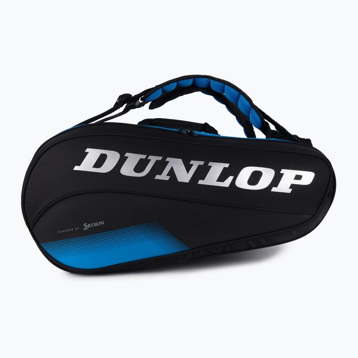 Сумка тенісна Dunlop FX Performance 12RKT Thermo 80 l чорно-блакитна 103040
