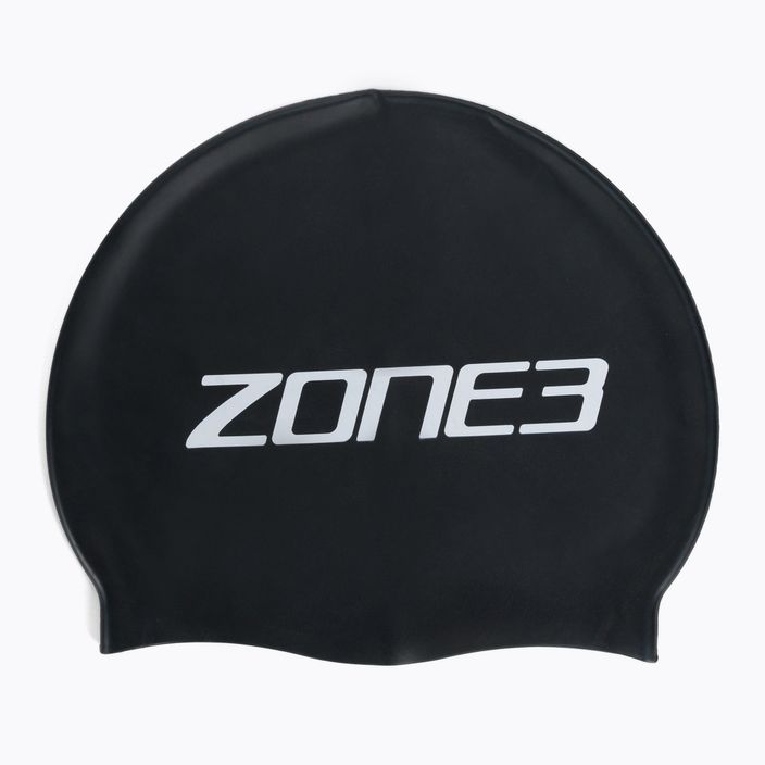 Шапочка для плавання ZONE3 чорна SA18SCAP101