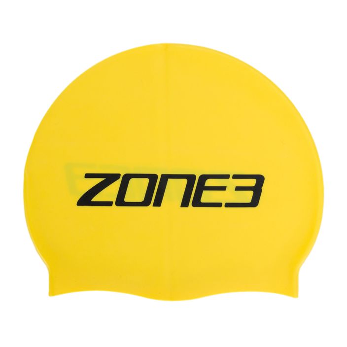 Шапочка для плавання ZONE3 High Vis жовта SA18SCAP115 2
