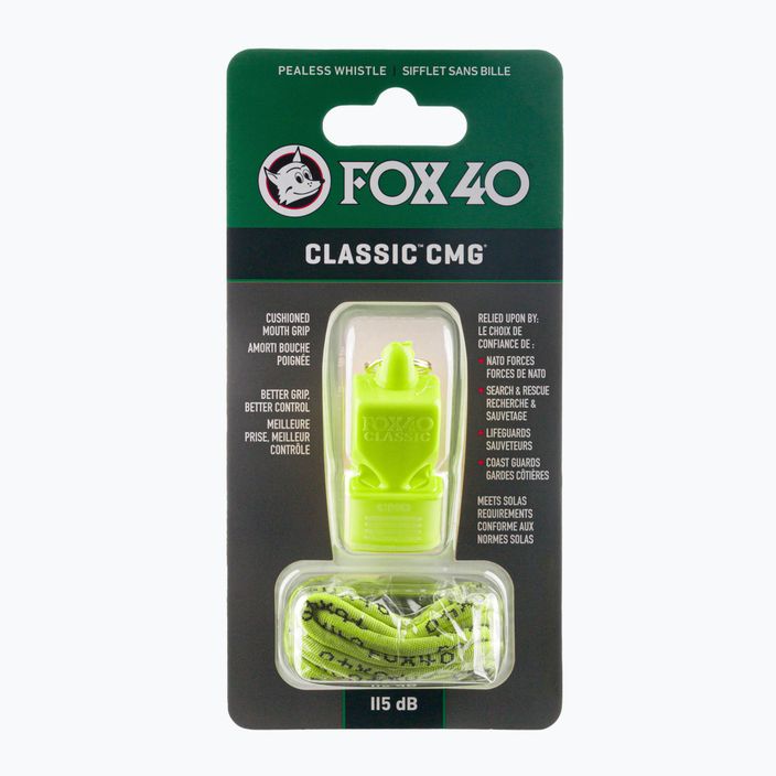 Свисток Fox 40 Classic CMG жовтий 9603 2