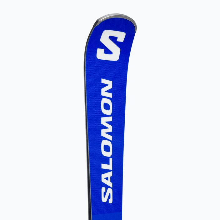 Лижі гірські Salomon S Race SL 10 + M12 GW блакитно-білі L47038200 8