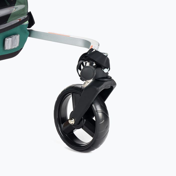 Причіп велосипедний двомісний  Thule Coaster XT Bike Trailer+Stroll зелений 10101820 5