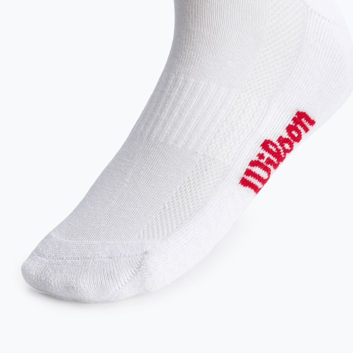 Шкарпетки тенісні дитячі Wilson No Show 3 пари білі WRA803301 4