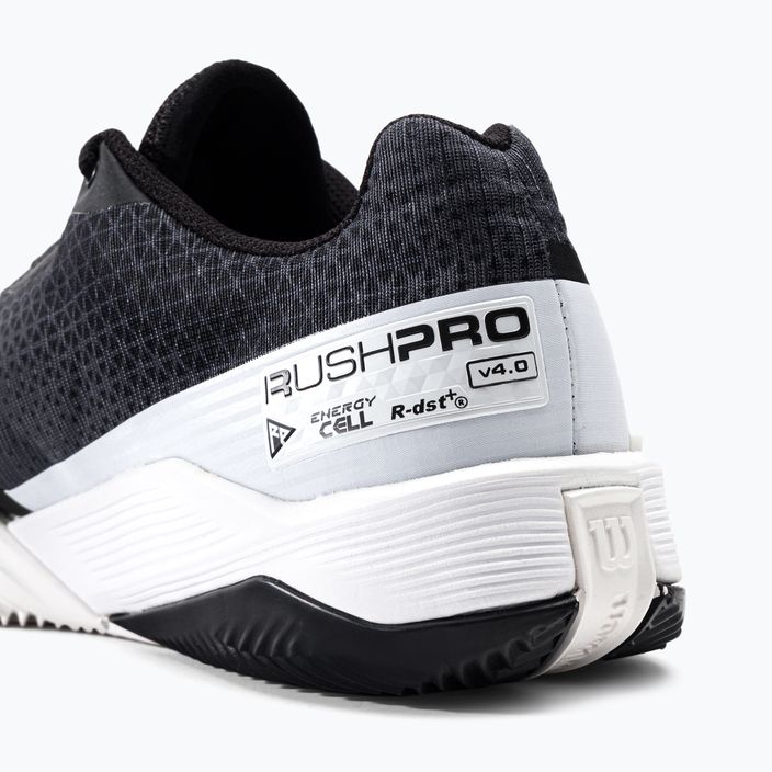 Кросівки для тенісу чоловічі Wilson Rush Pro 4.0 Clay чорні WRS329440 8