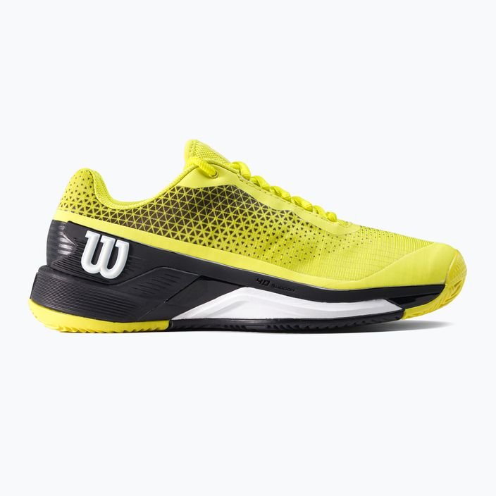 Кросівки для тенісу чоловічі Wilson Rush Pro 4.0 Clay чорно-жовті WRS329450 2