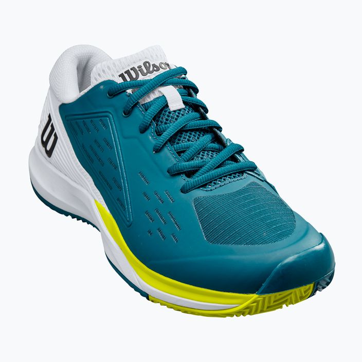 Кросівки для тенісу чоловічі Wilson Rush Pro Ace Clay блакитні WRS329530 11