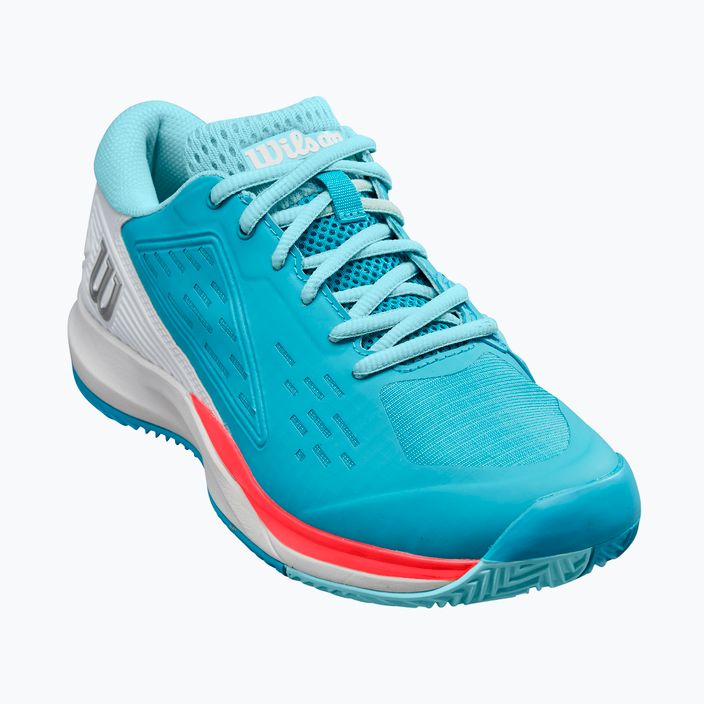 Кросівки для тенісу жіночі Wilson Rush Pro Ace Clay блакитні WRS329560 11