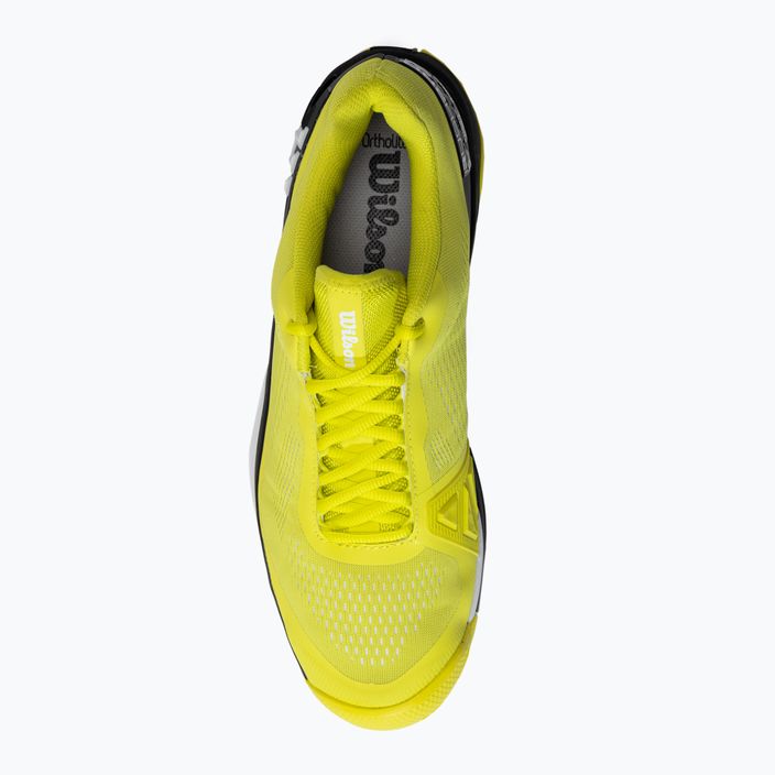 Кросівки для тенісу чоловічі Wilson Rush Pro 4.0 жовті WRS328610 6