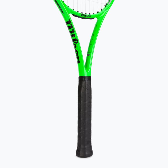 Ракетка тенісна Wilson Blade Feel Rxt 105 чорно-зелена WR086910U 4