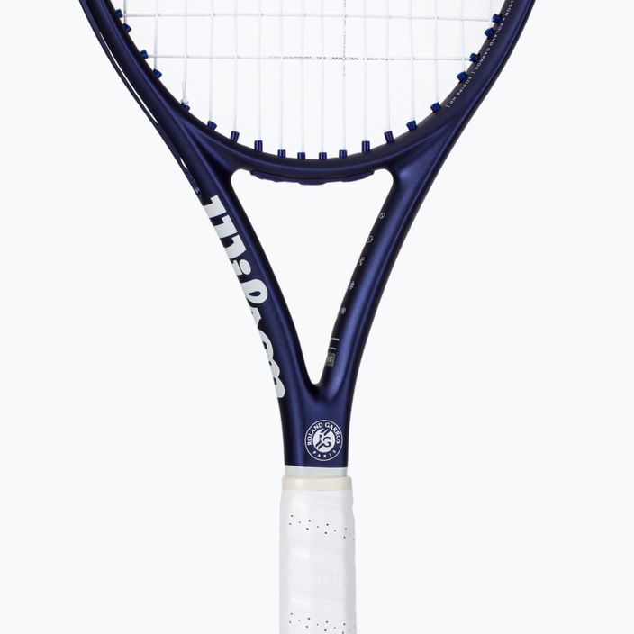 Ракетка тенісна Wilson Roland Garros Equipe HP блакитно-біла WR085910U 5